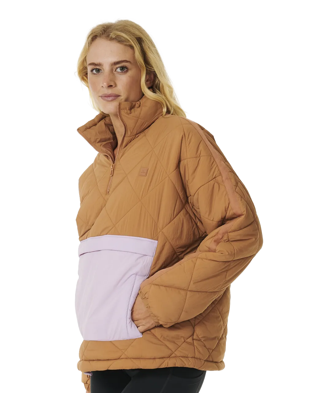 Anti-Series Pack Tech Jacket in Light Brown