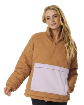 Anti-Series Pack Tech Jacket in Light Brown