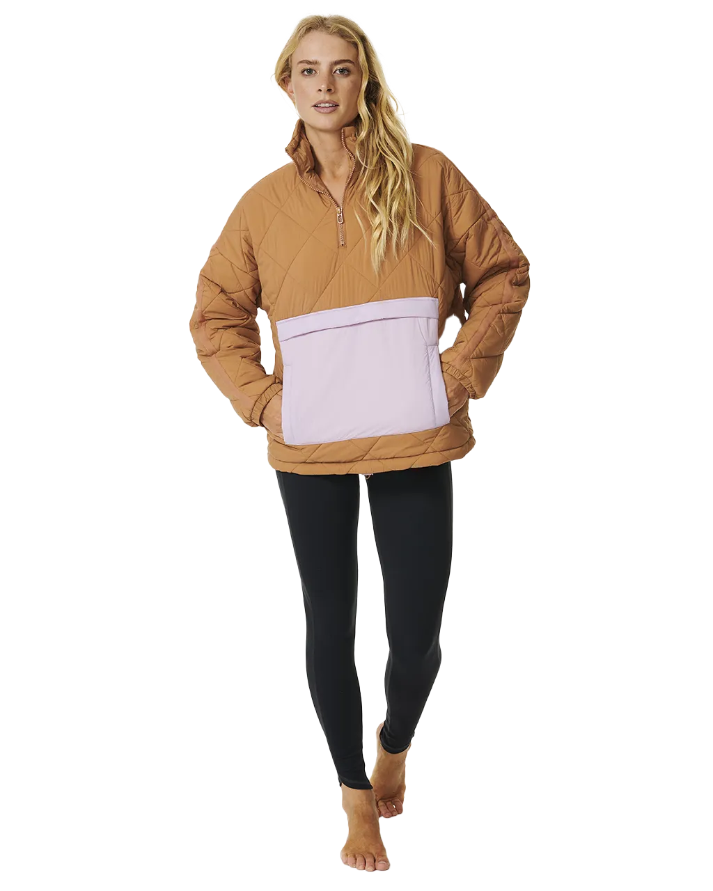 Anti-Series Pack Tech Jacket in Light Brown