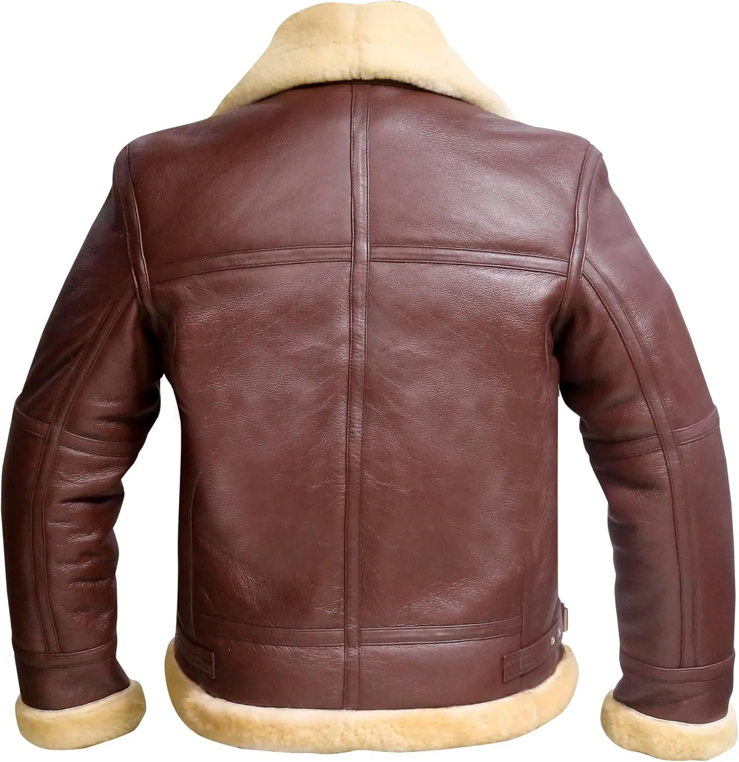 B3 Bomber Jacket Aviator Real Shearling B3 Bomber Jacket Winter Brown
