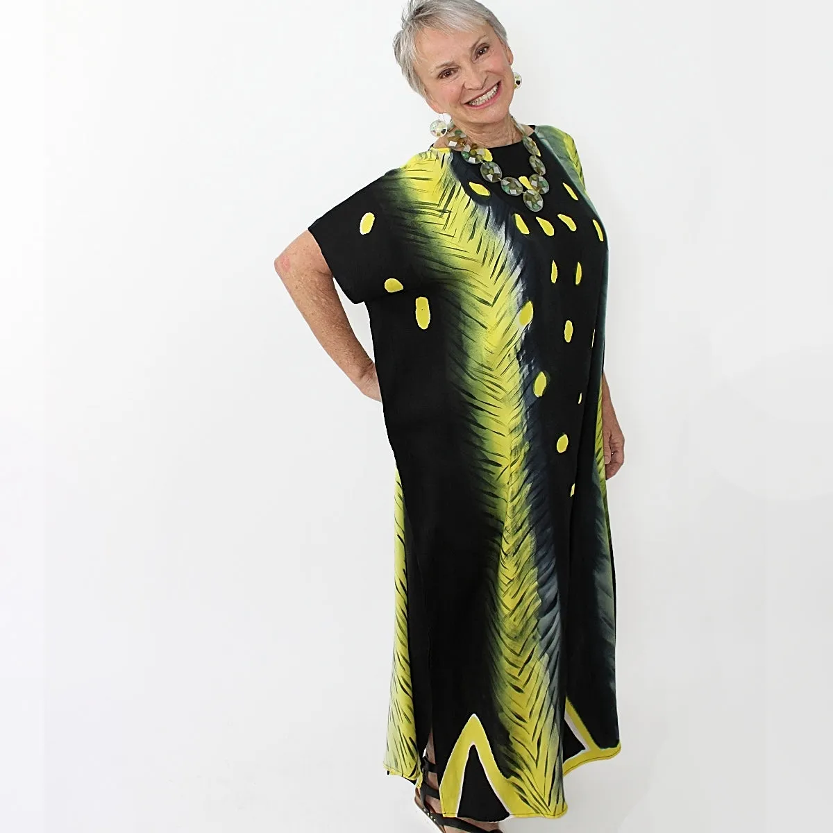 Black and Yellow Kaftan