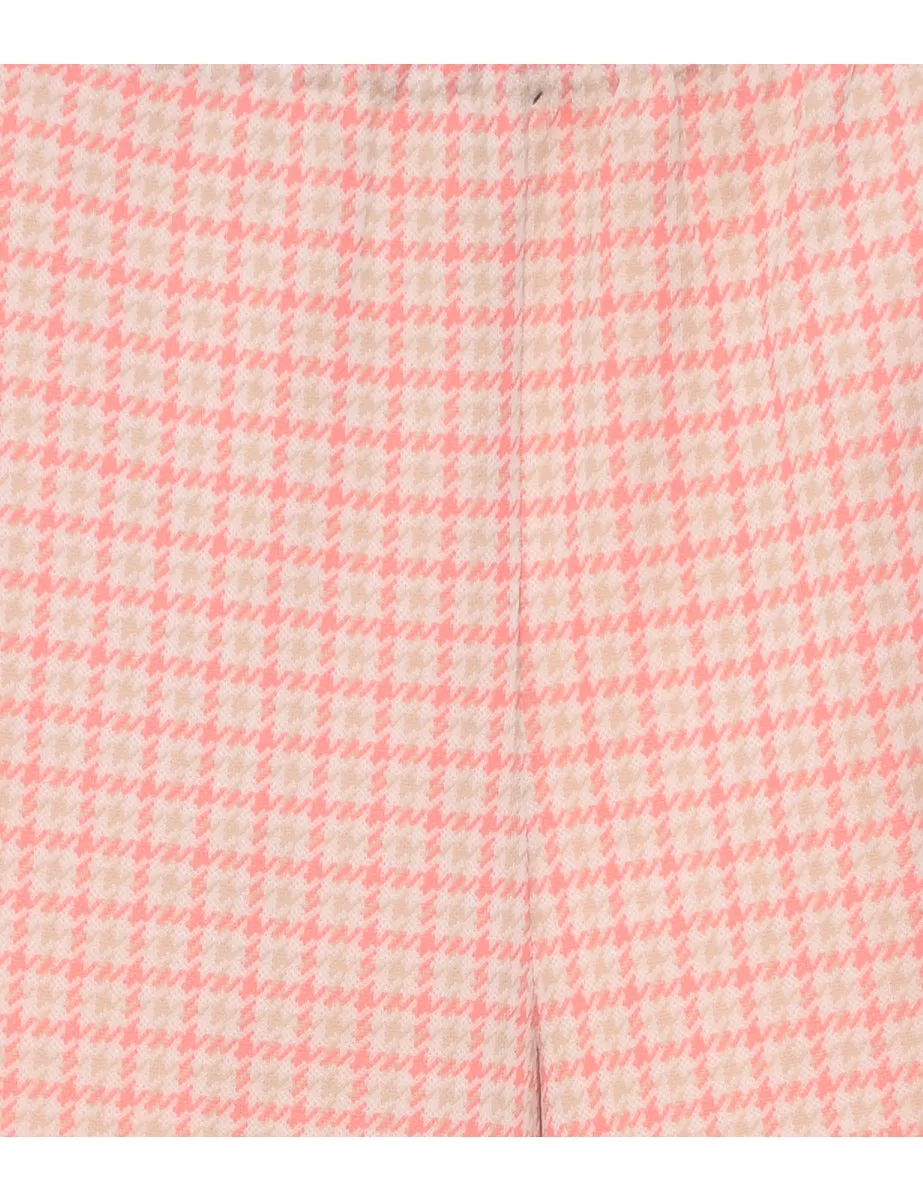 Checked Pattern Trousers - W26 L26