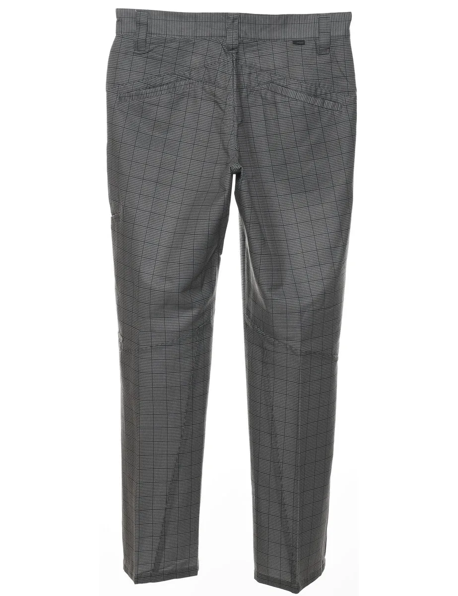 Checked Pattern Trousers - W30 L32