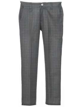 Checked Pattern Trousers - W30 L32