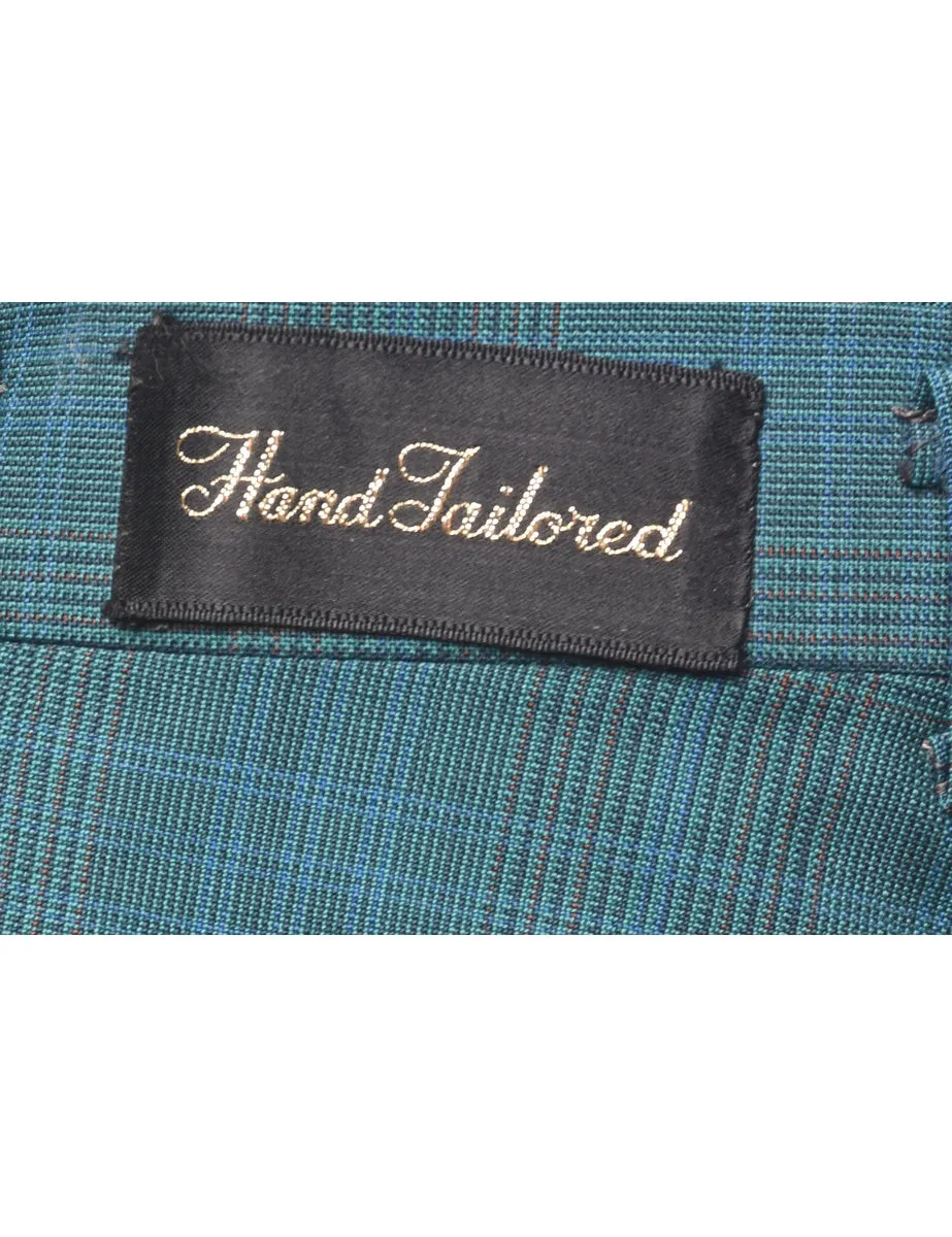 Checked Pattern Trousers - W33 L31