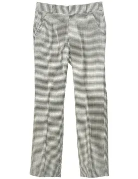 Checked Pattern Trousers - W33 L32