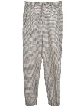 Checked Trousers - W28 L30