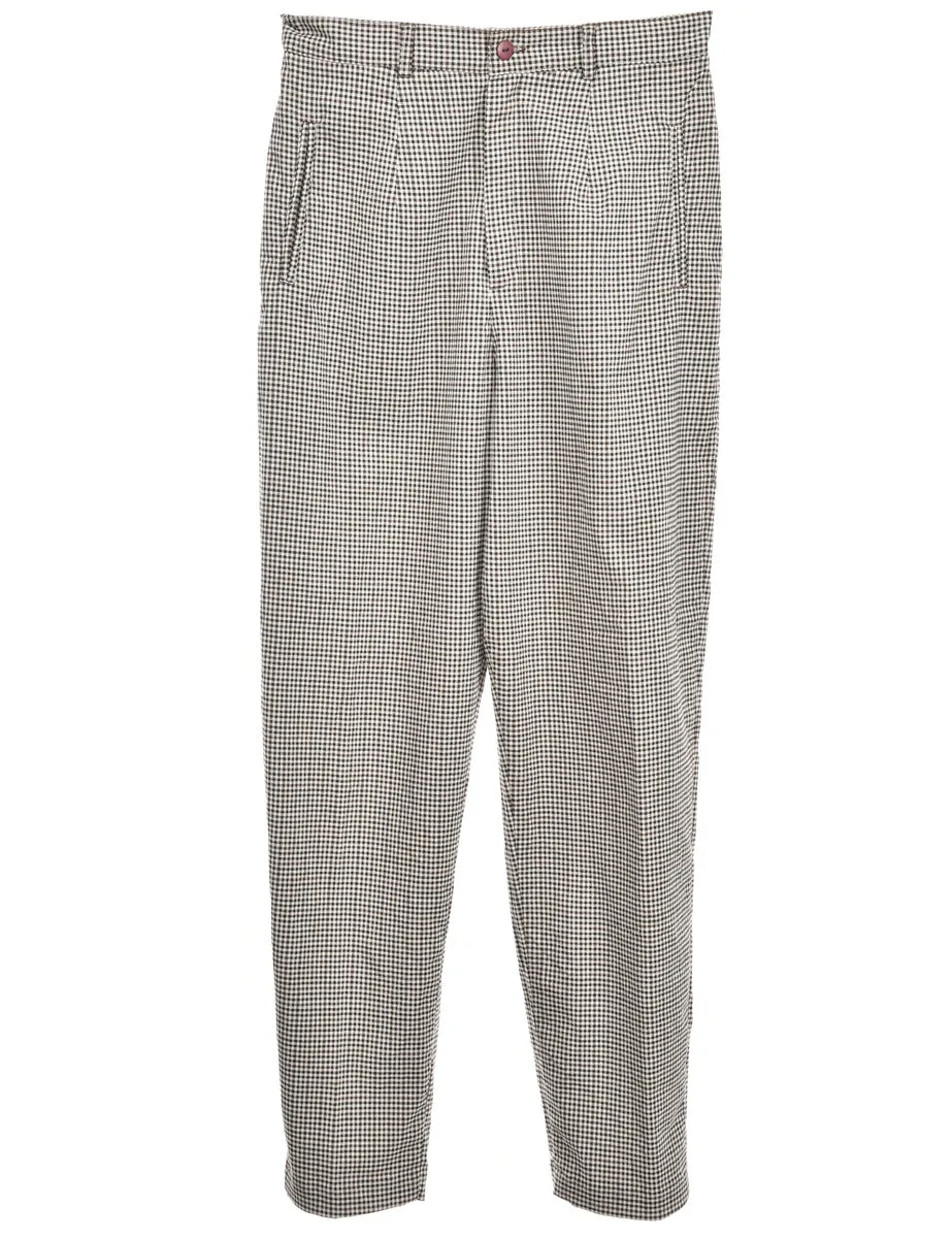 Checked Trousers - W28 L30