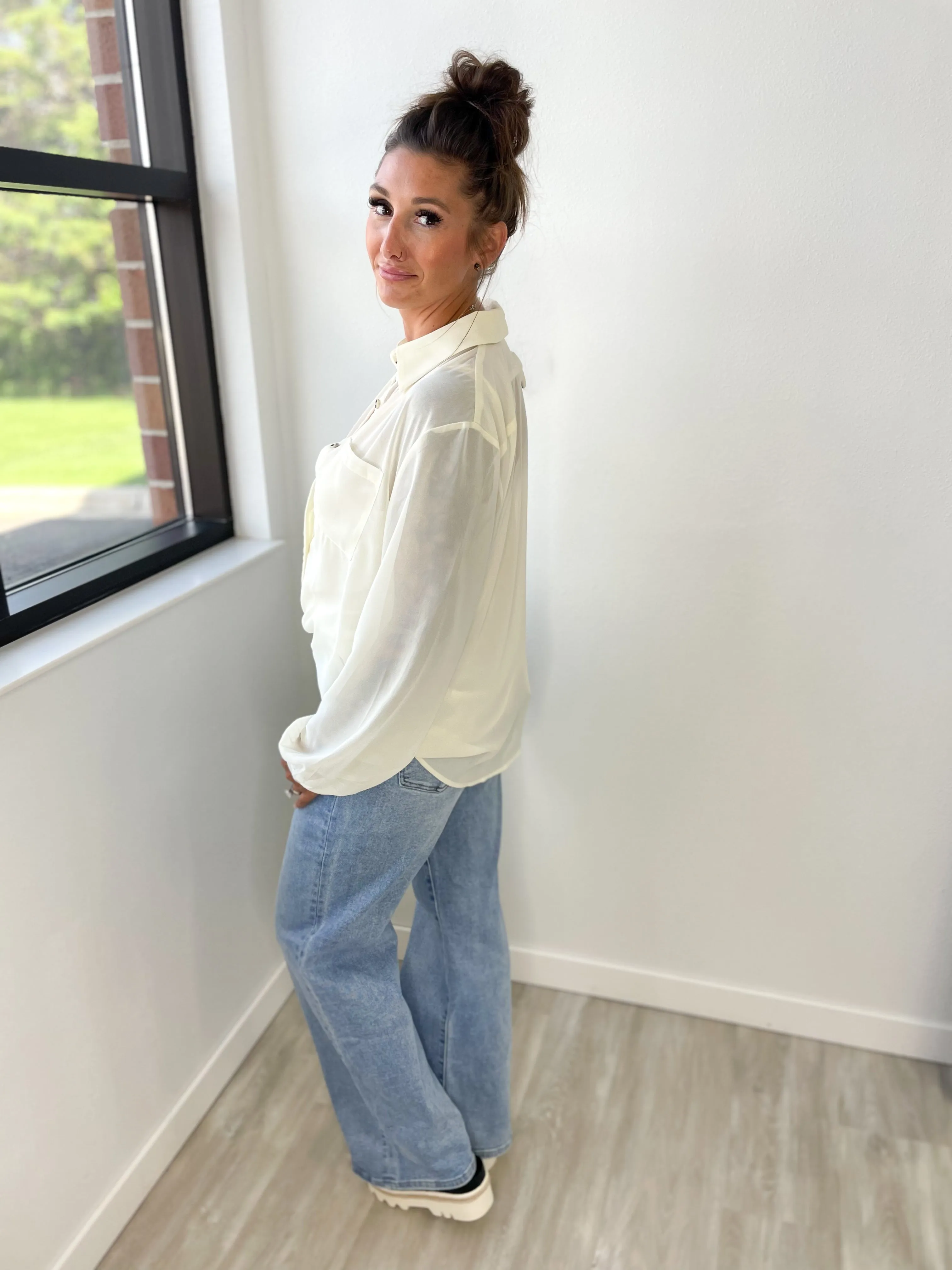 Courtney Chiffon Blouse w/ Cami