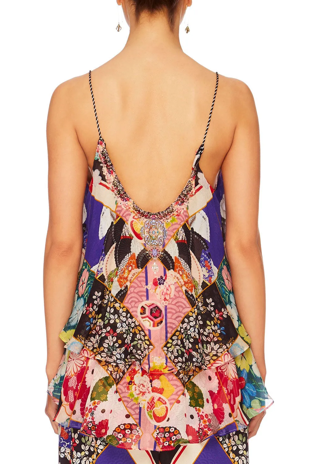 DOUBLE LAYERED CAMI POSTCARDS FROM MARS