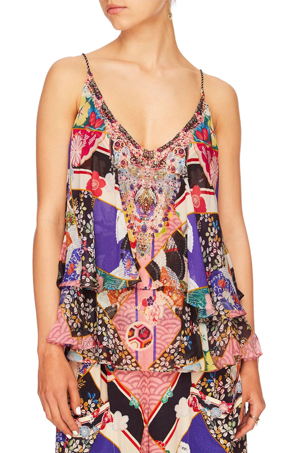 DOUBLE LAYERED CAMI POSTCARDS FROM MARS