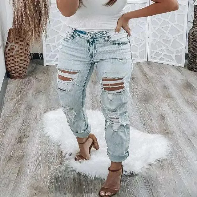 Dramatic Ripped Skinny Jeans