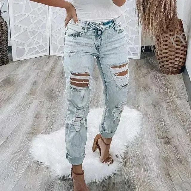 Dramatic Ripped Skinny Jeans