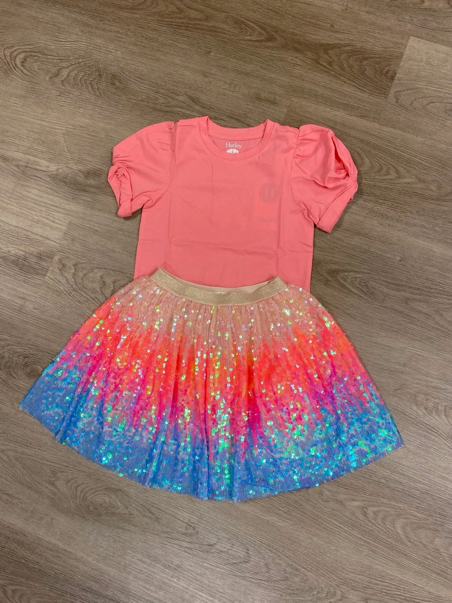 Happy Sparkly Sequin Tulle Skirt