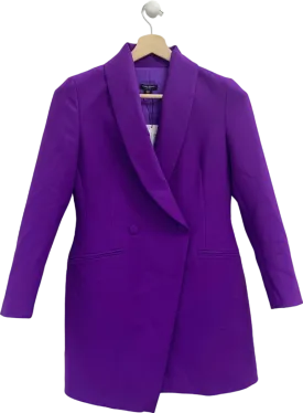 Karen Millen Purple Petite Coat UK 10