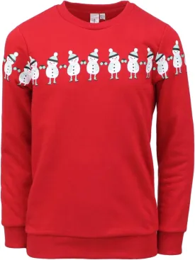 KIMU Boys' Long Sleeve Knit Pullover Christmas Sweater Crewneck Holiday Sweater Shirt