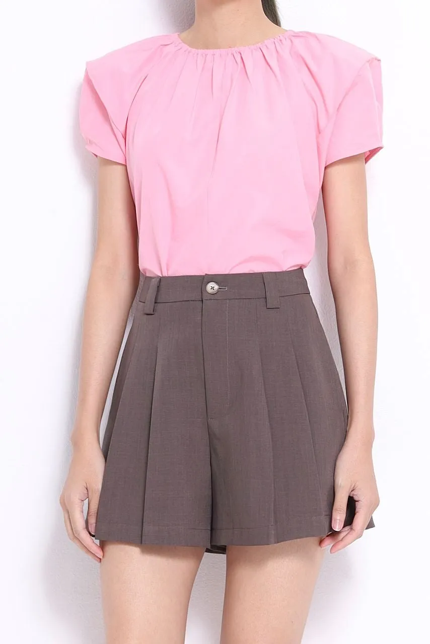 Leah Boxy Puff Sleeve Top