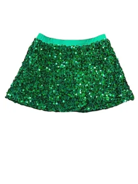 Lulu Bebe Green Sequin Skort