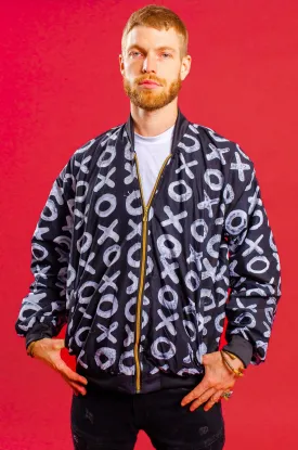 Noughts and Crosses Black Batik Bomber Jacket
