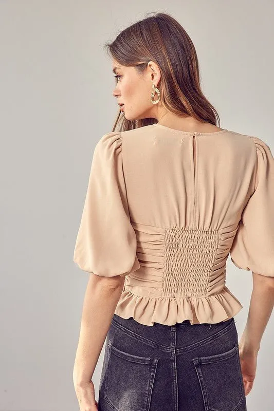 Puff Short Sleeve Top