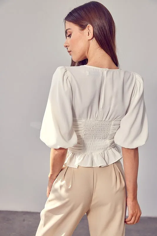 Puff Short Sleeve Top
