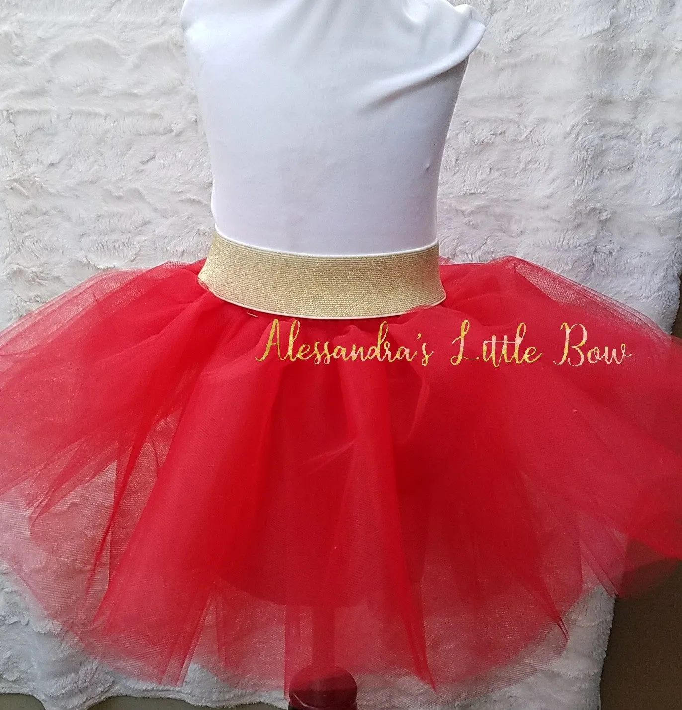 Red Luxury Tutu Skirt