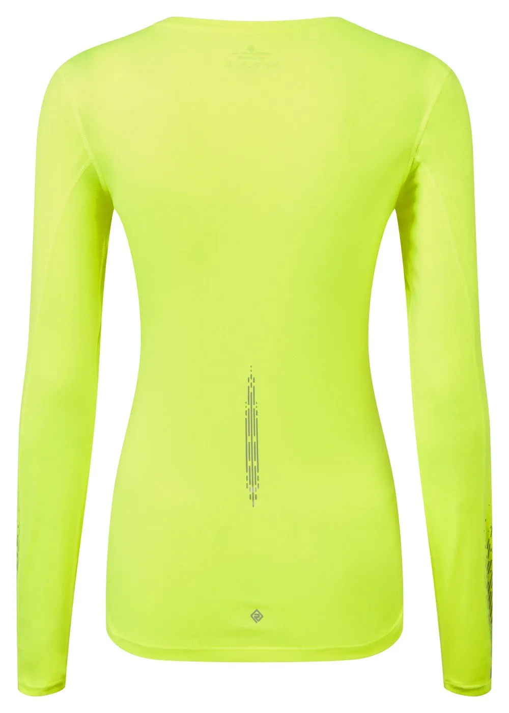 Ronhill Tech Reflect L/S Tee (Womens) - Fluo Yellow/Reflect