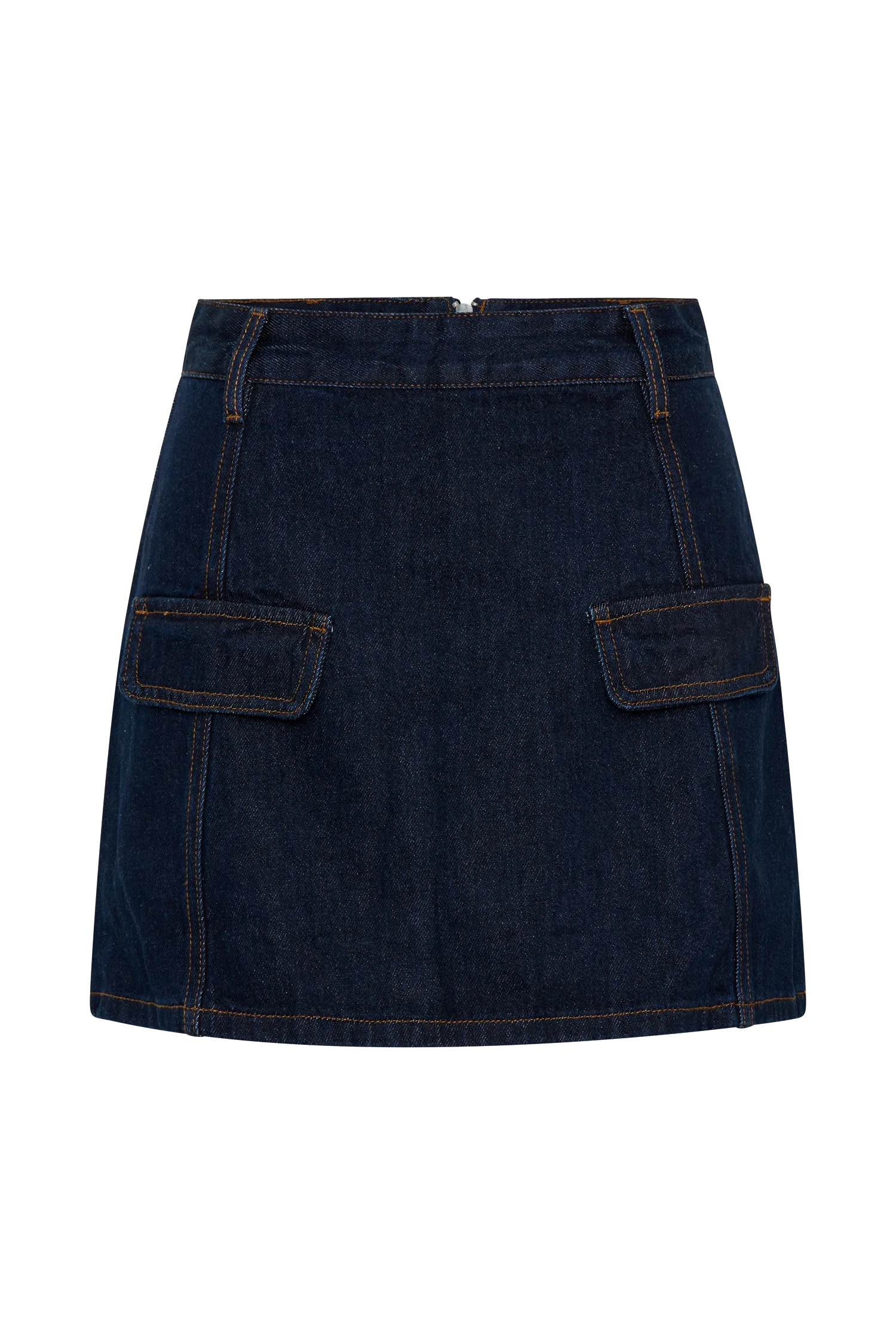 Rosalyn Mini Denim Skort - Indigo Blue