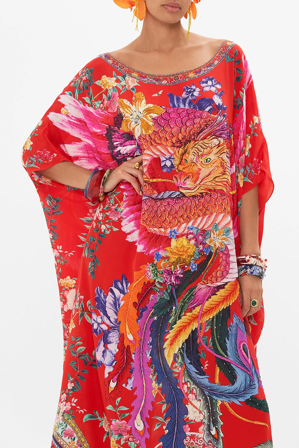 ROUND NECK KAFTAN THE SUMMER PALACE