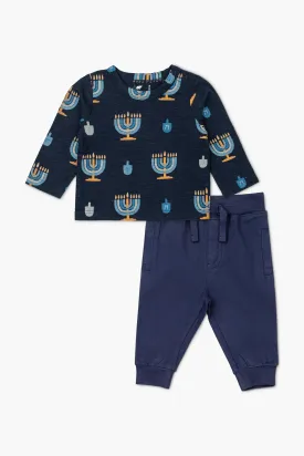 SALE - Printed Tee Chino Jogger Bundle_Dreidel Dreidel