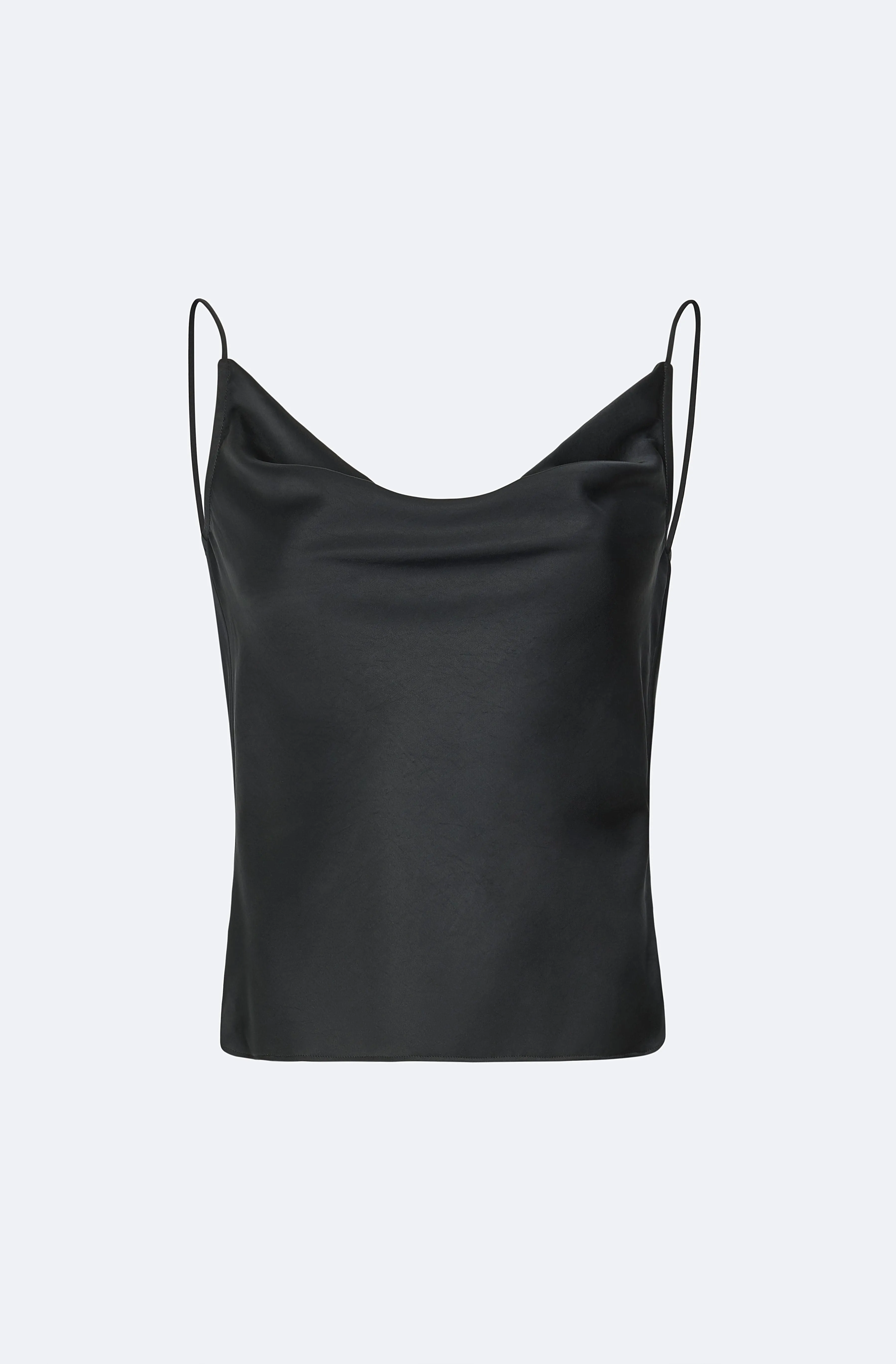 Satin Cowl Neck Cami Top