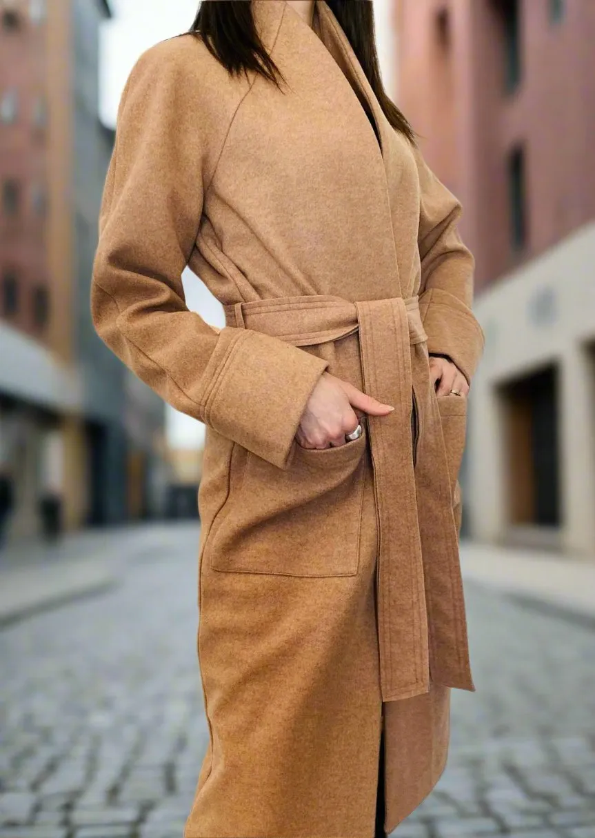 SHAWL COLLAR COAT