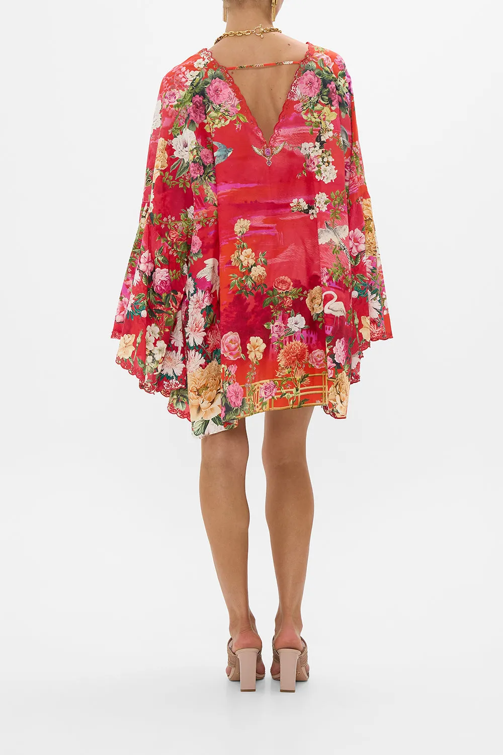 SHORT V NECK RUFFLE KAFTAN SWEET HOME ALEXANDRIA