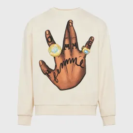 Twisted Champs Crewneck Cream