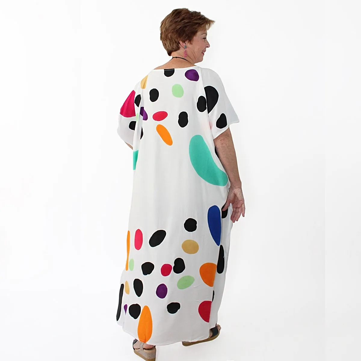 Vibrant Dot Kaftan